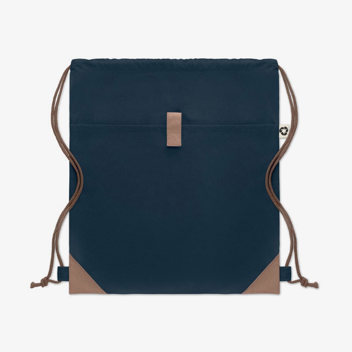Recycled cotton drawstring bag  