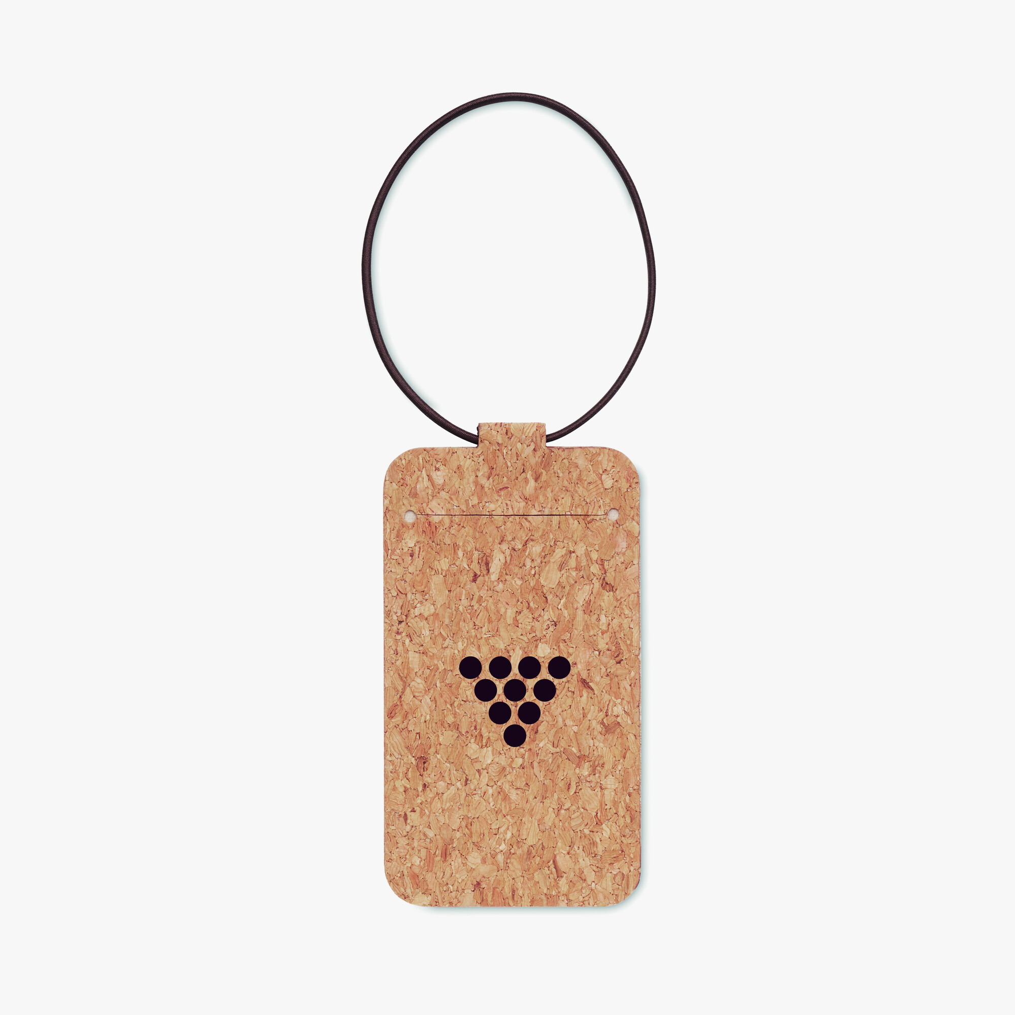 Personalised cork tag for luggage