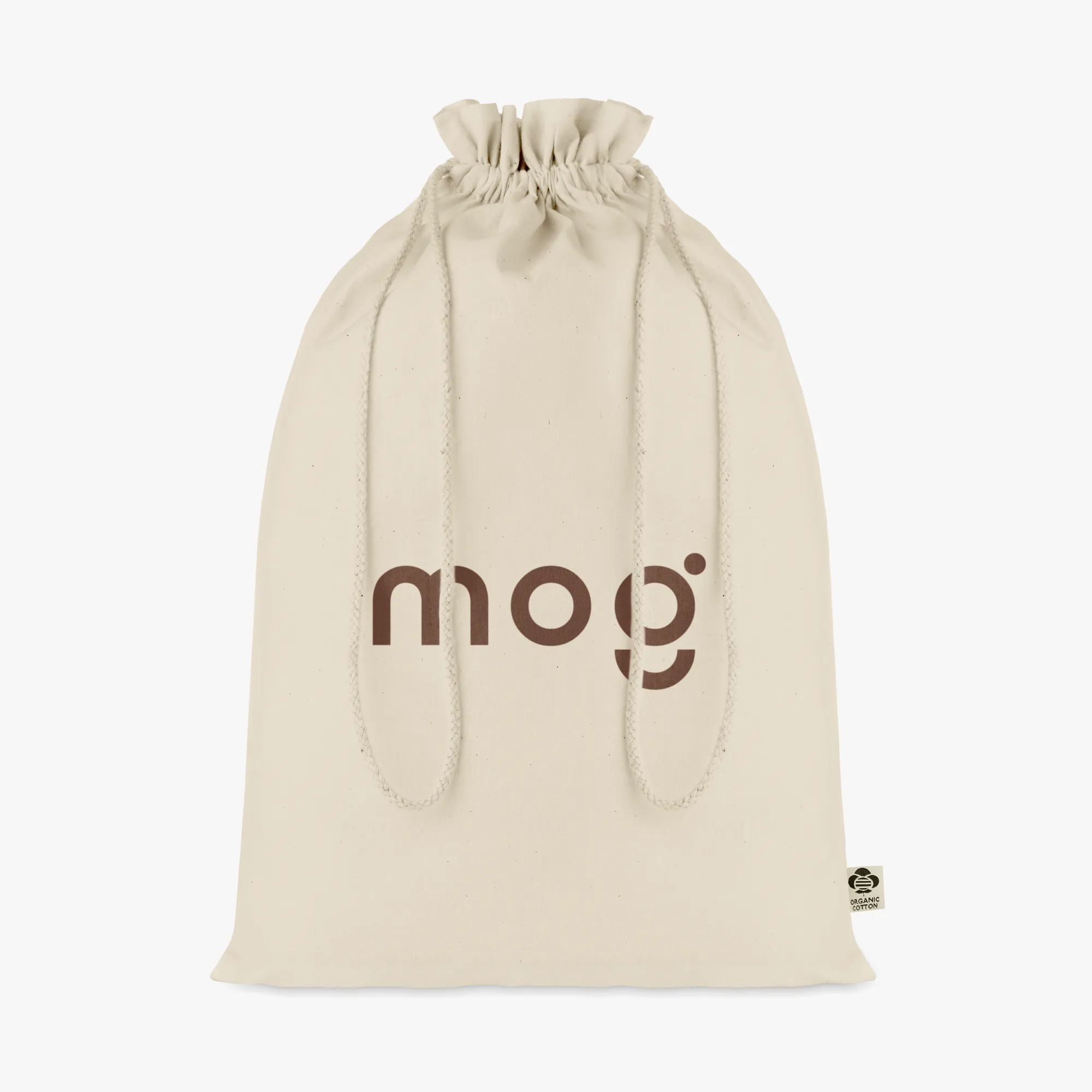 Personalised large organic cotton gift bag