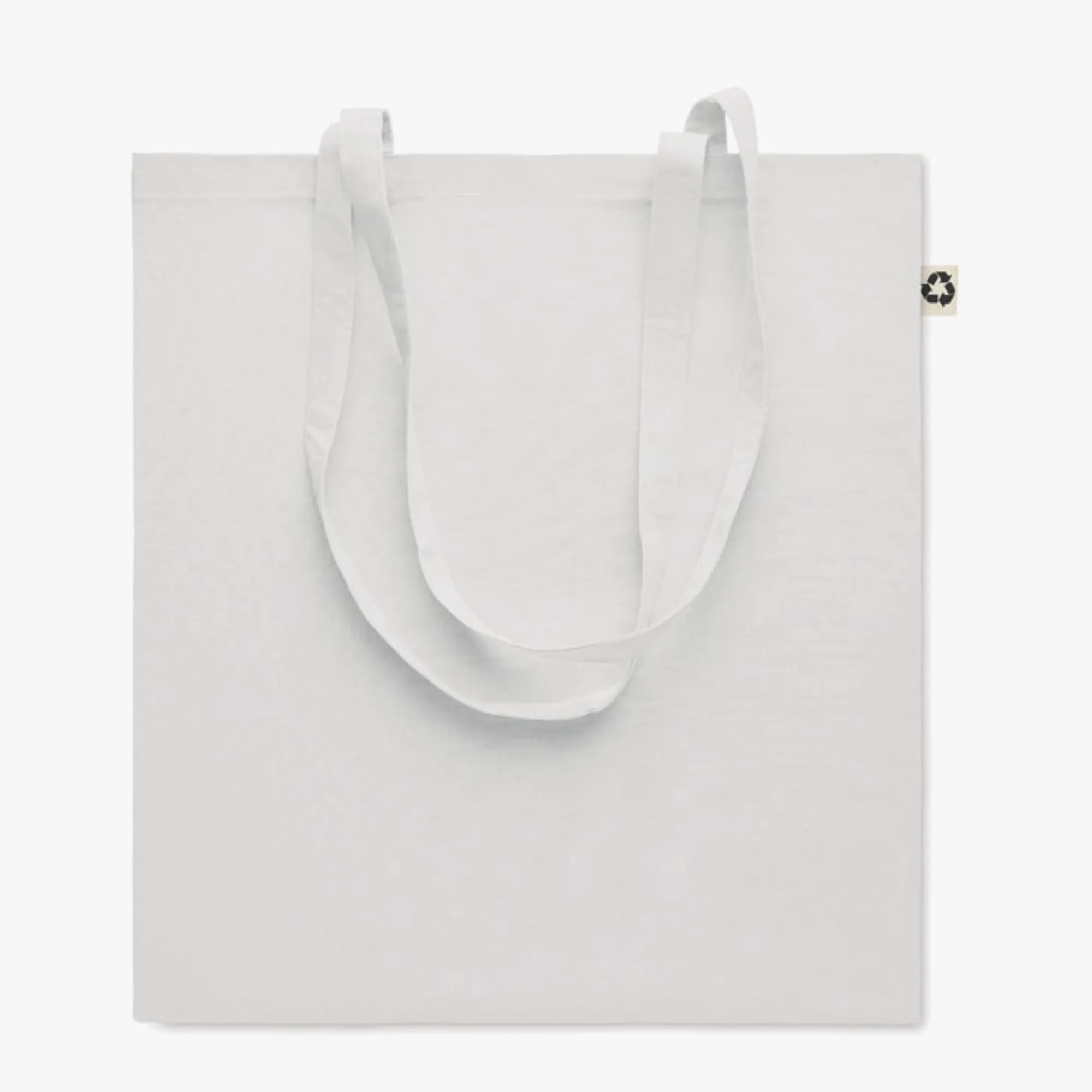 Tote bag personalizzata in cotone riciclato colorato 140 g/m²