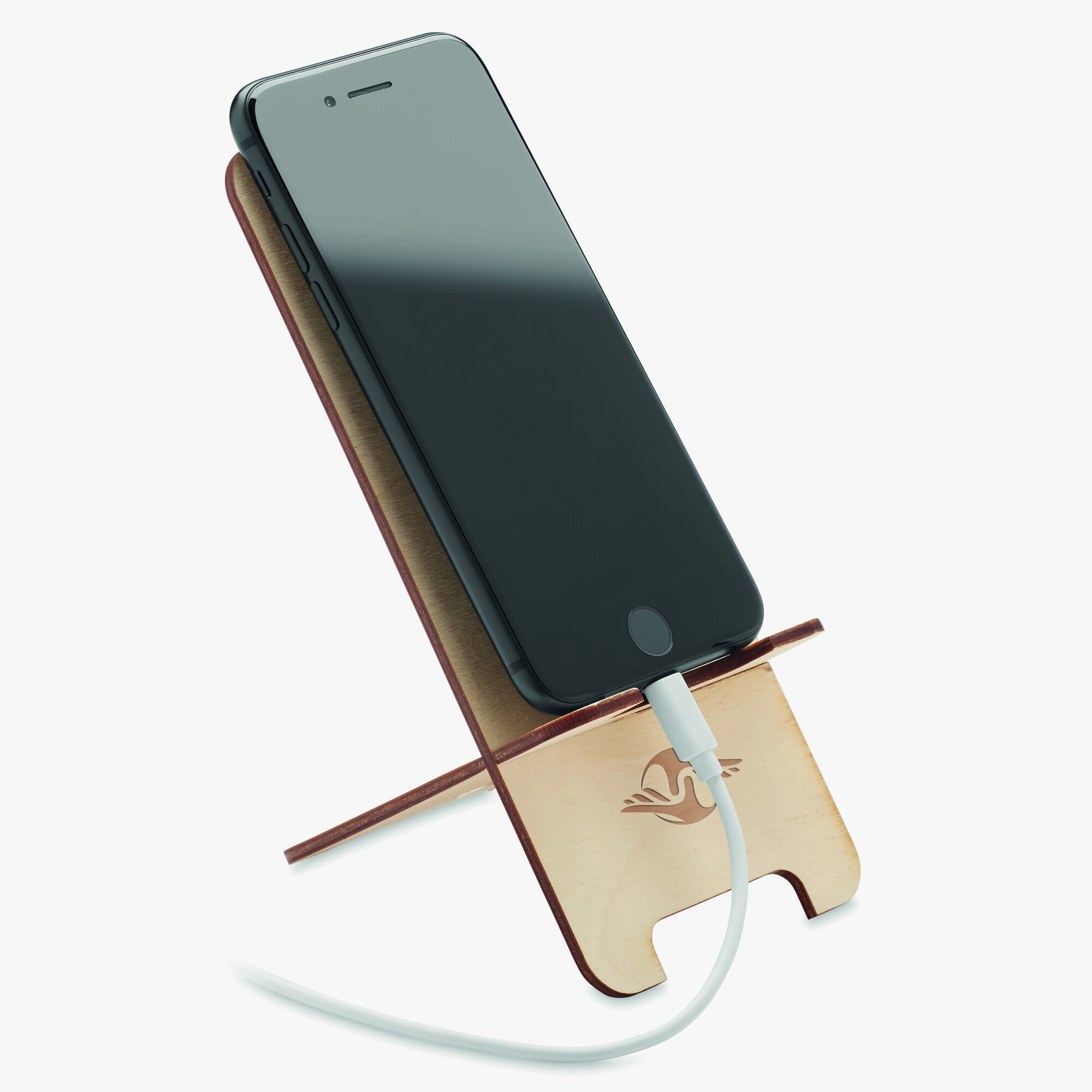 Personalised birch phone stand kit