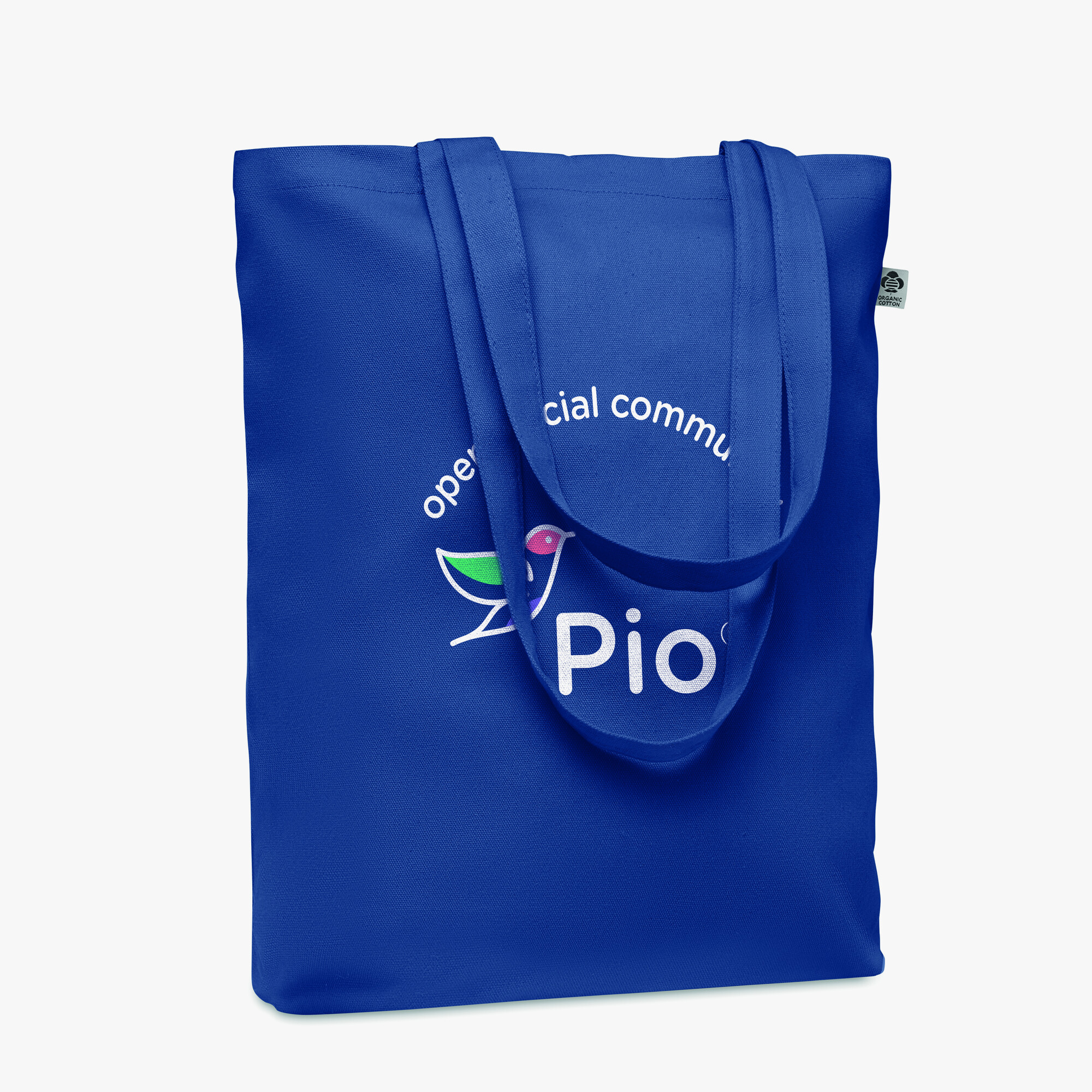 Personalised canvas tote bag 270 g/m² in assorted colours