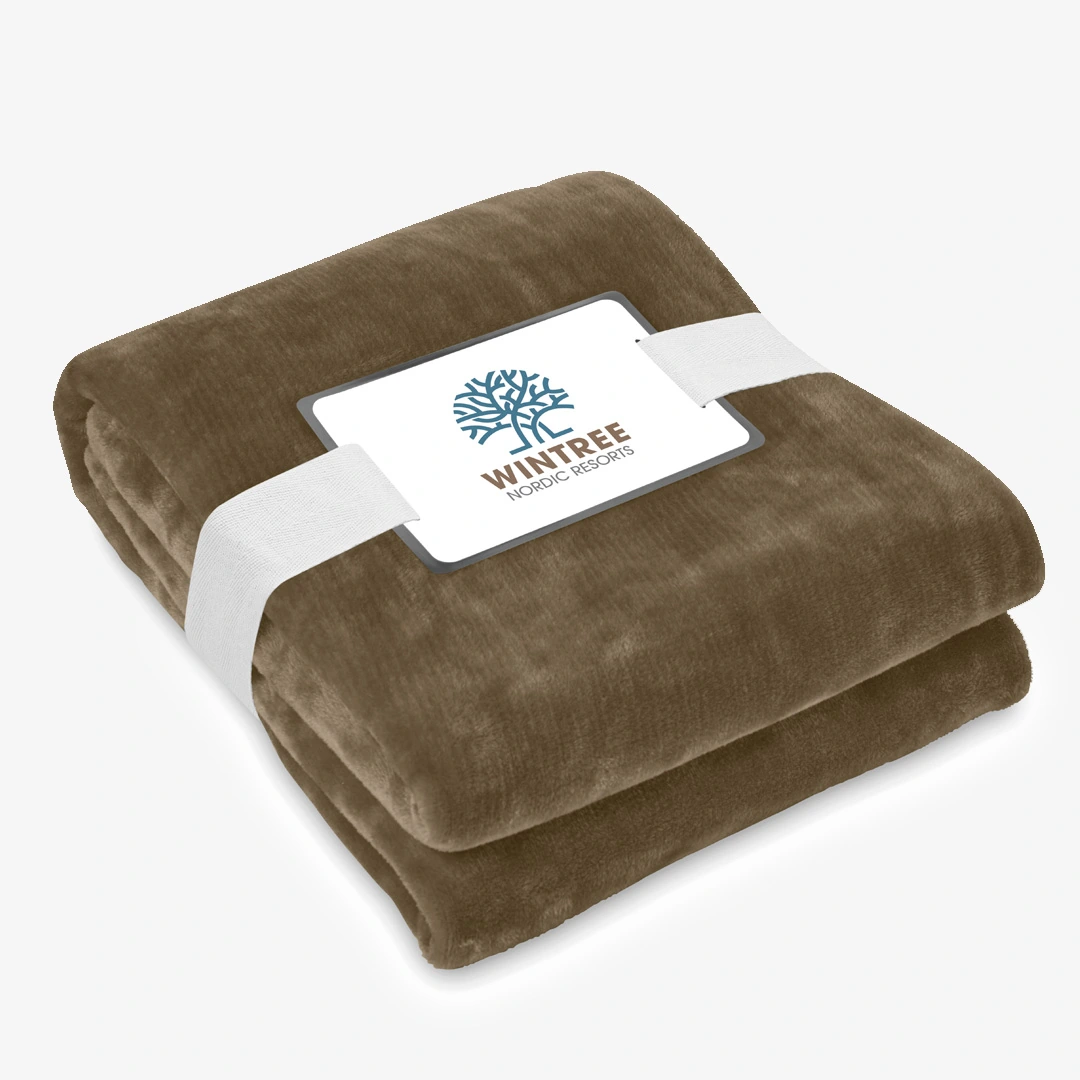 Manta polar personalizada de franela RPET Manta polar personalizada de franela RPET