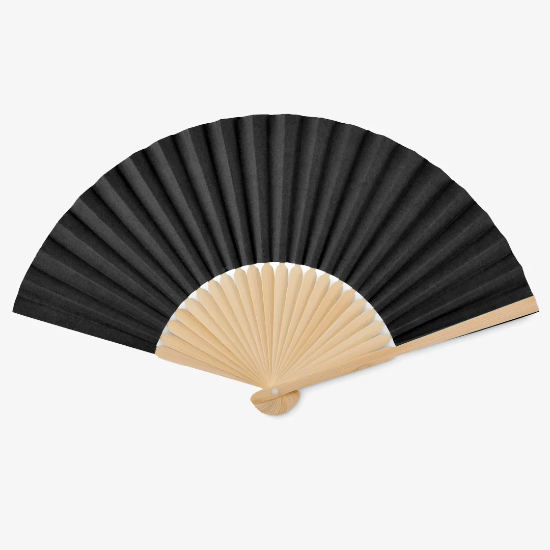 Personalised bamboo fan