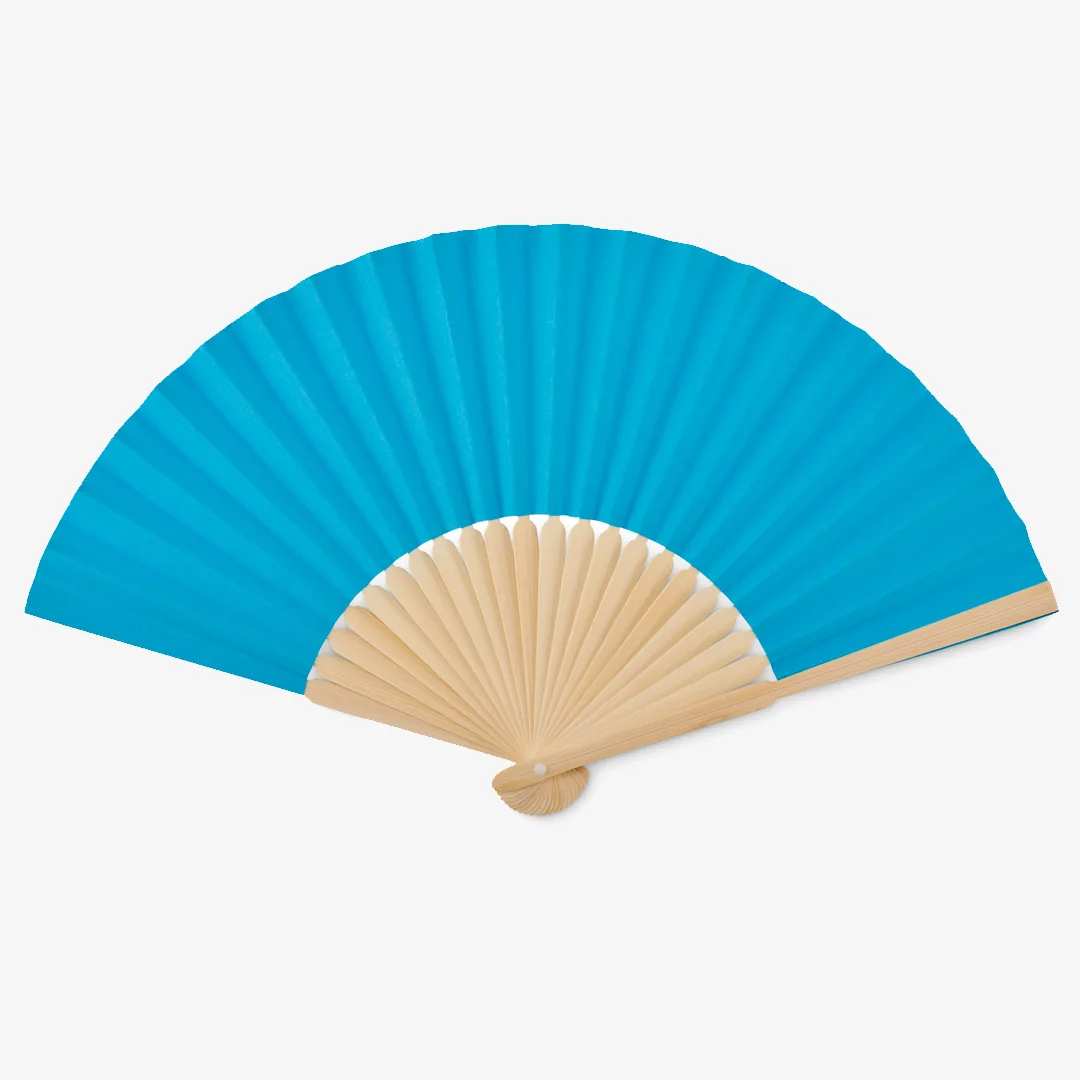 Personalised bamboo fan