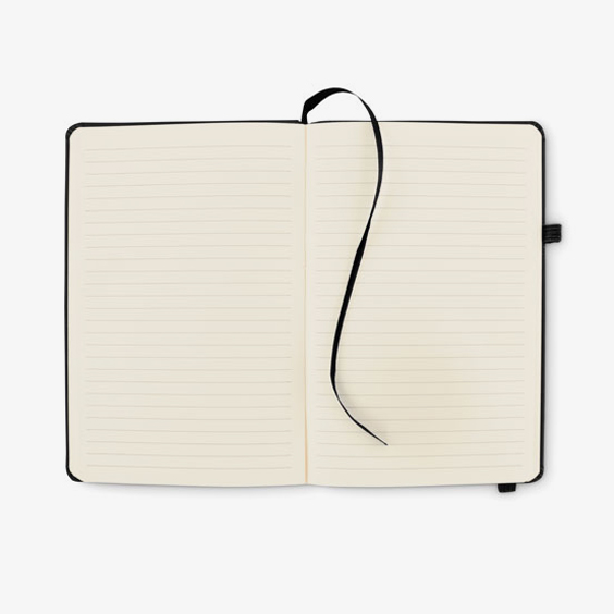 Recycled PU A5 lined notebook