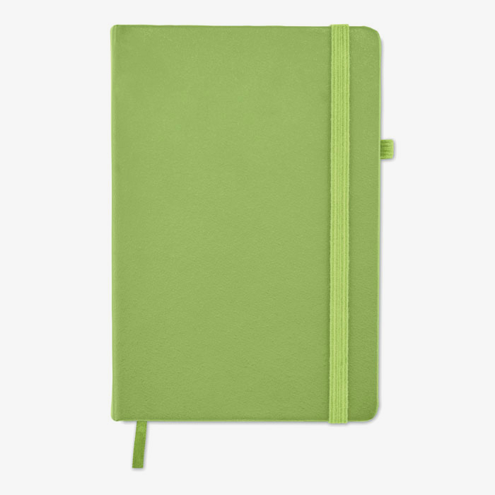Recycled PU A5 lined notebook