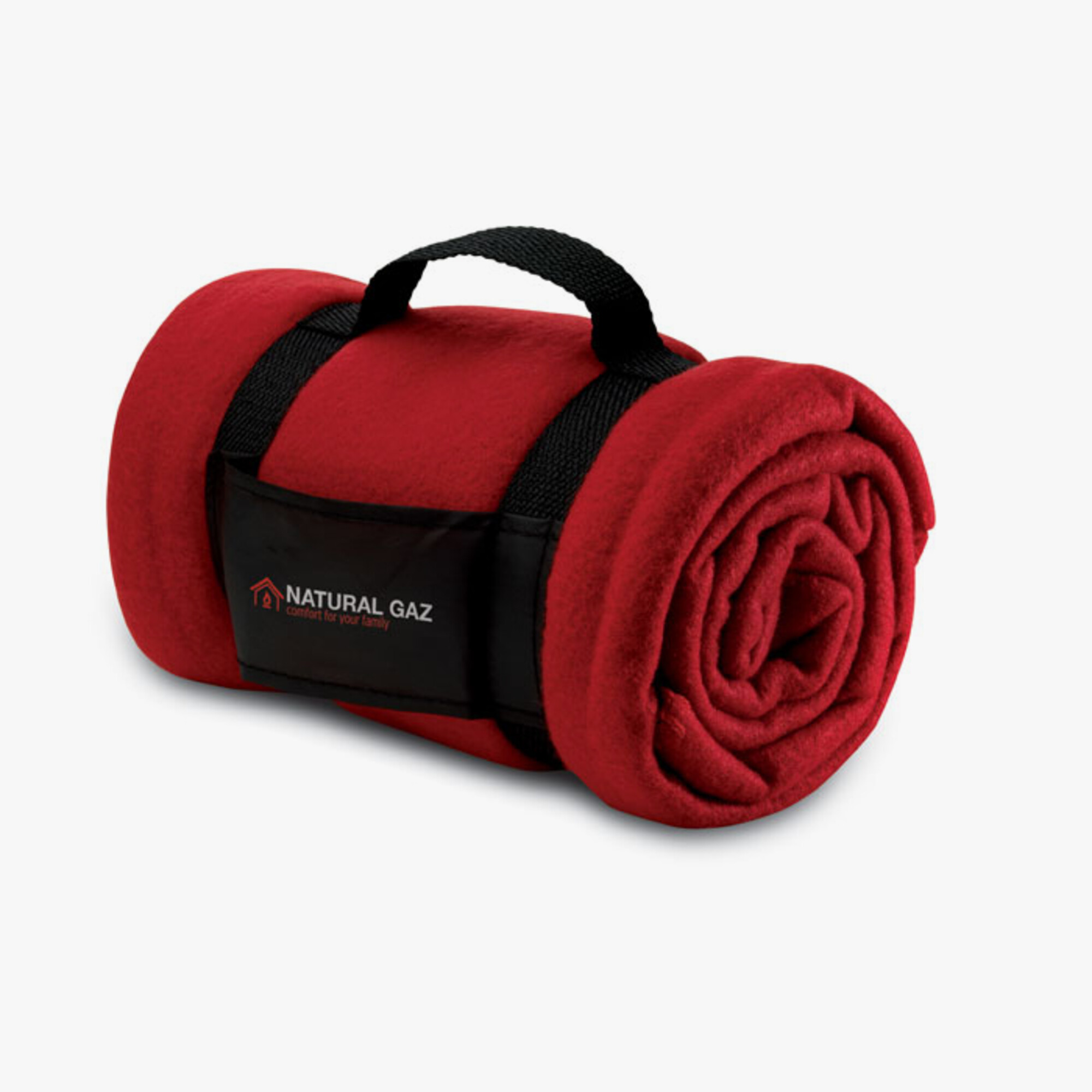 Manta polar personalizada con asa