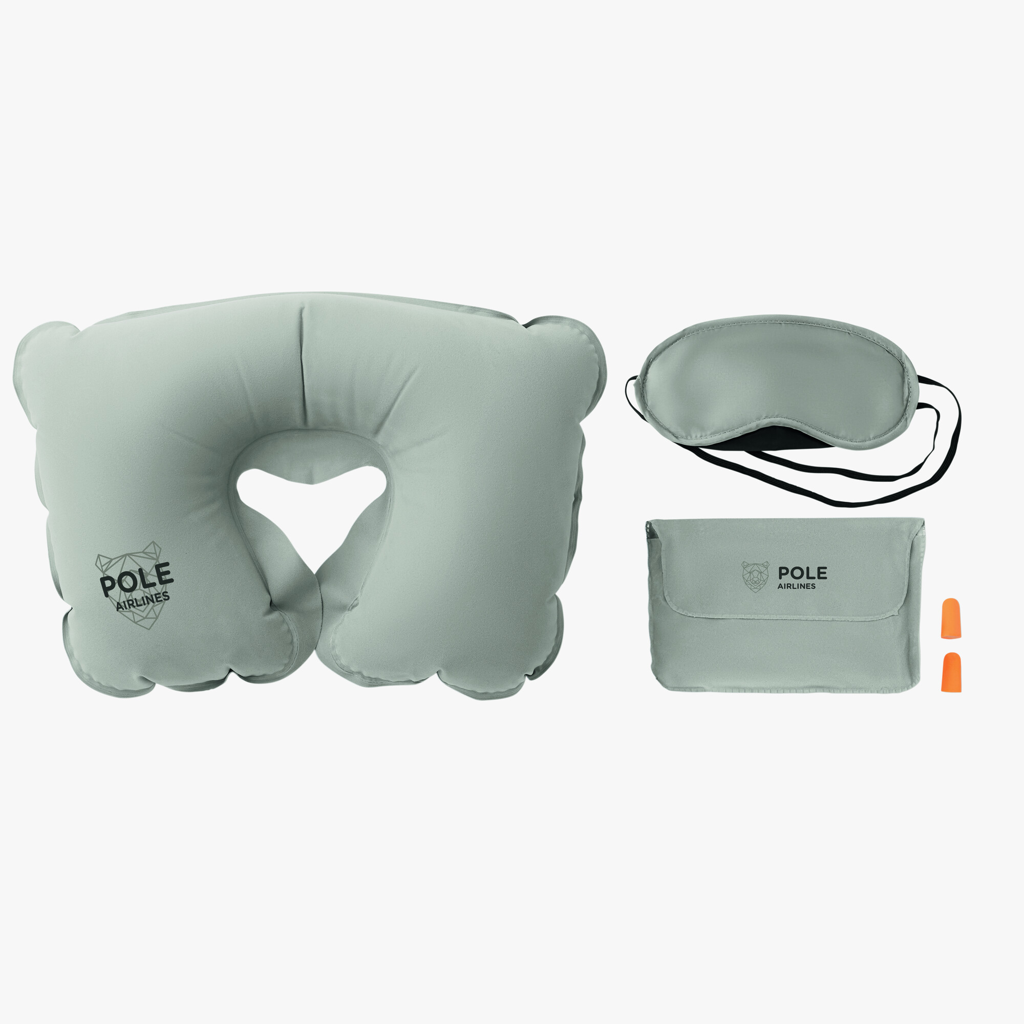 Set de viaje personalizado con almohada