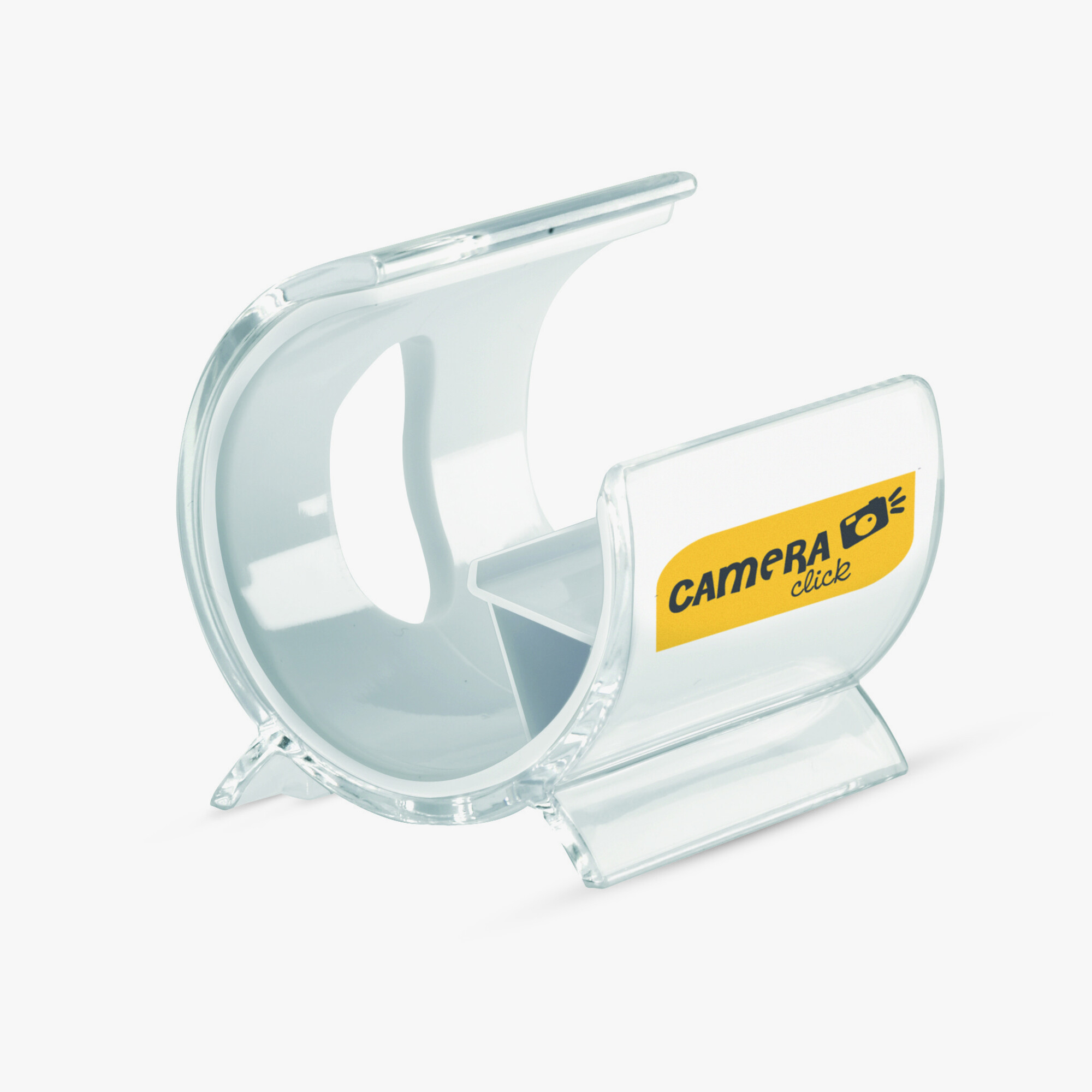 Personalised clear phone stand
