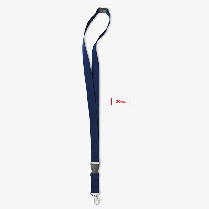 Lanyard con gancho de metal