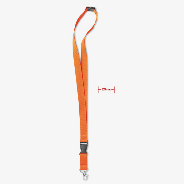 Lanyard con gancho de metal