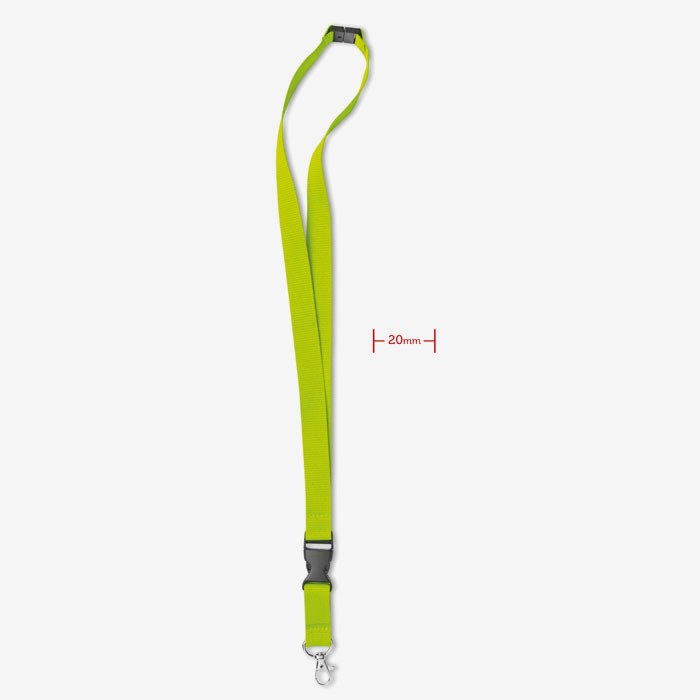 Lanyard con gancho de metal