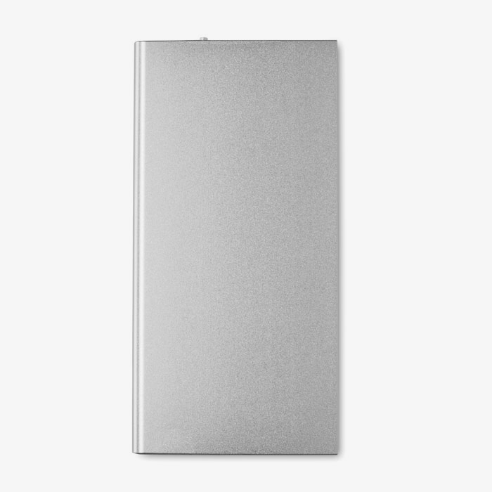 Power bank de 8000 mAh en aluminio reciclado