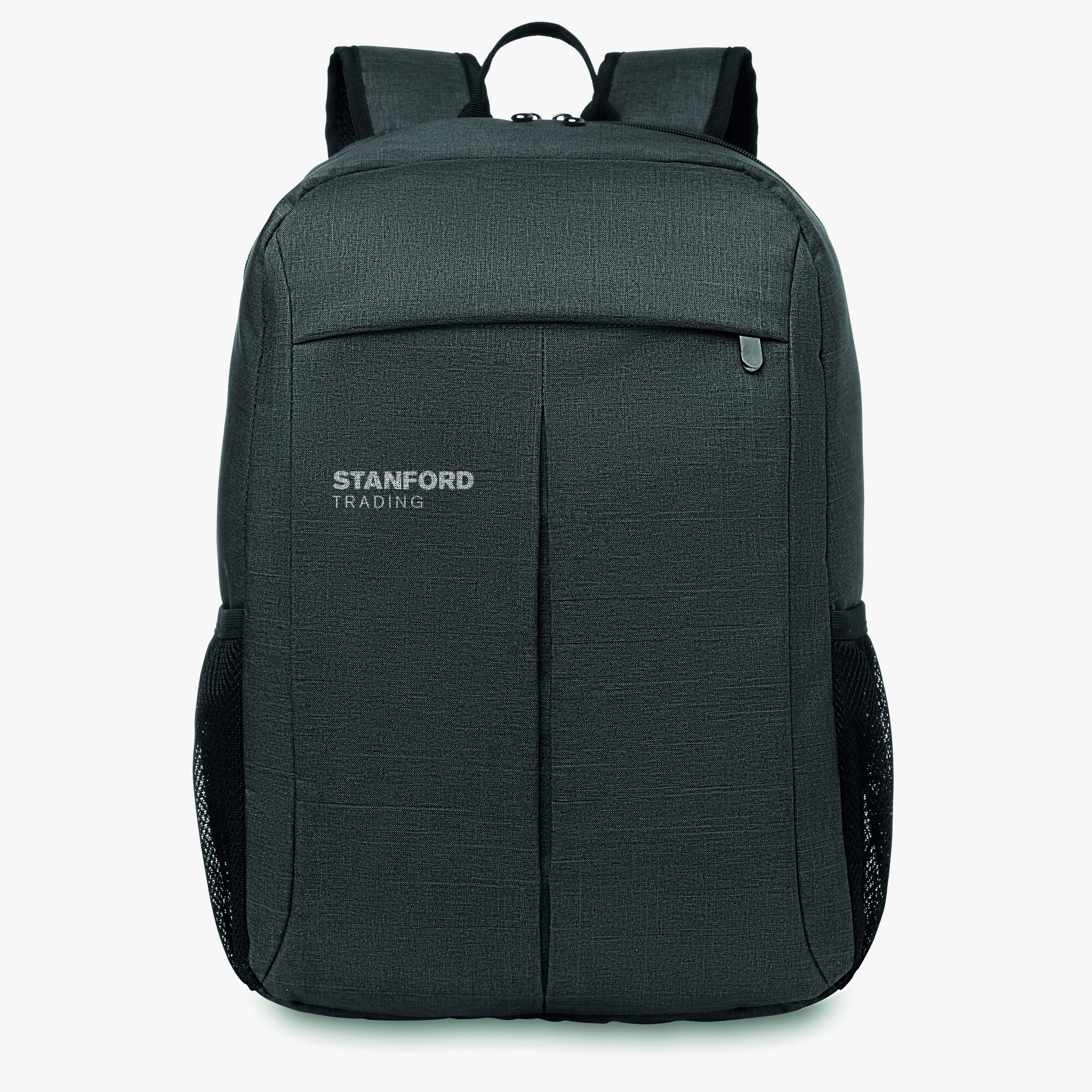 Mochila personalizada em poliéster de 360° com compartimento para portátil