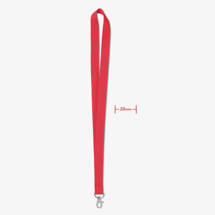 Lanyard con gancho de metal
