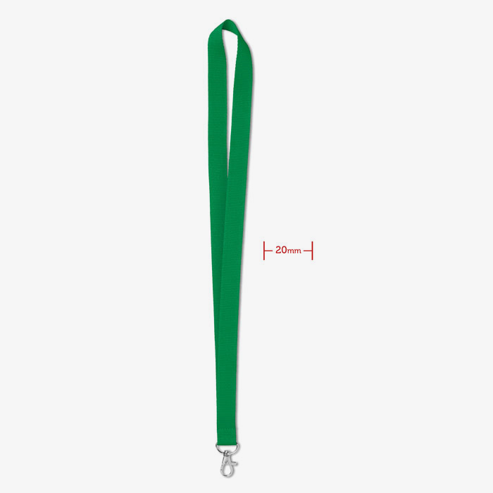 Lanyard con gancho de metal