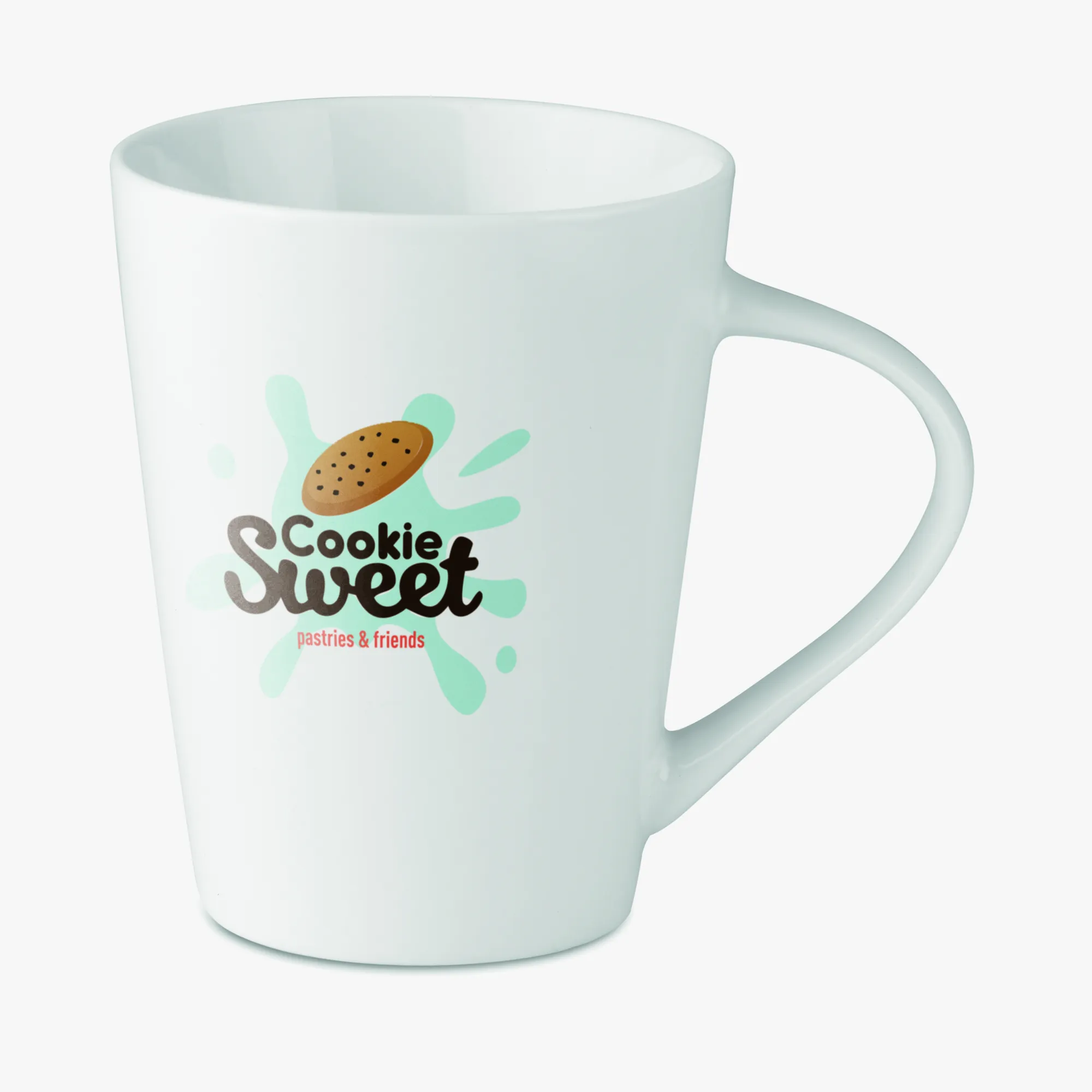 Mug conique en porcelaine personnalisé 250 ml