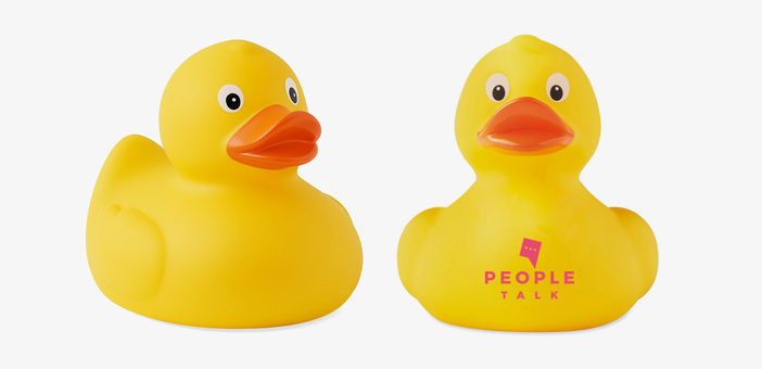 Personalised PVC rubber duck