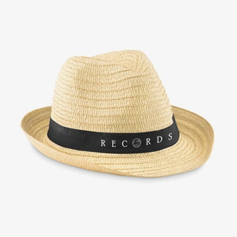 Sombrero personalizado de paja con cinta de poliéster  
