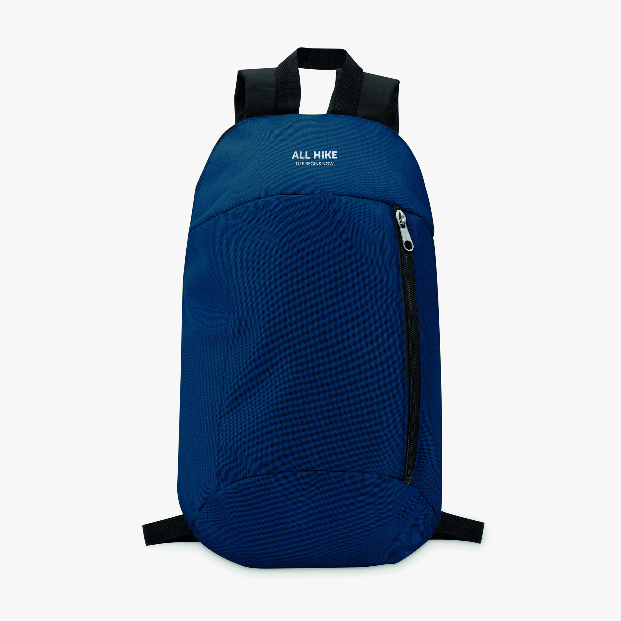 Personalised backpack with front pocket