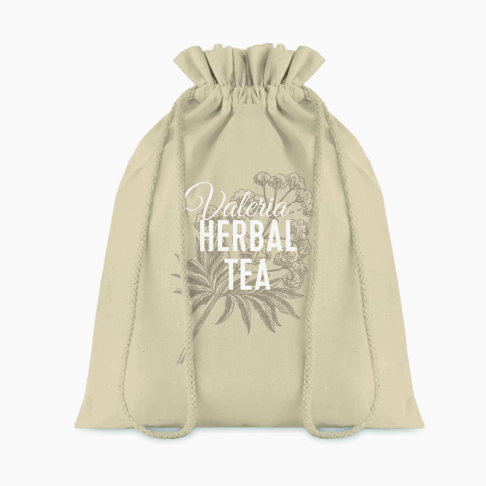 Sac cadeau personnalisé en coton taille moyenne