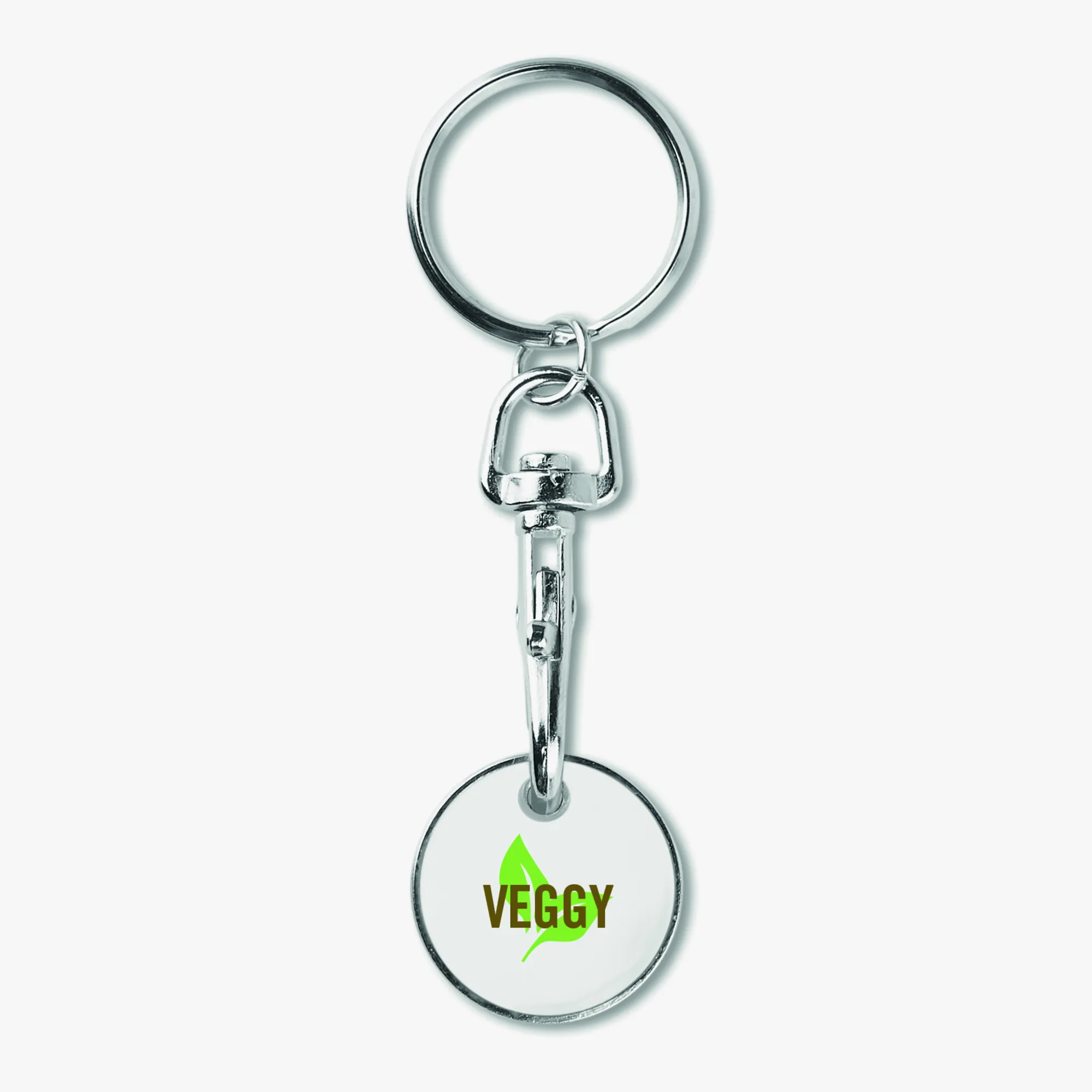 Personalised keyring with euro token
