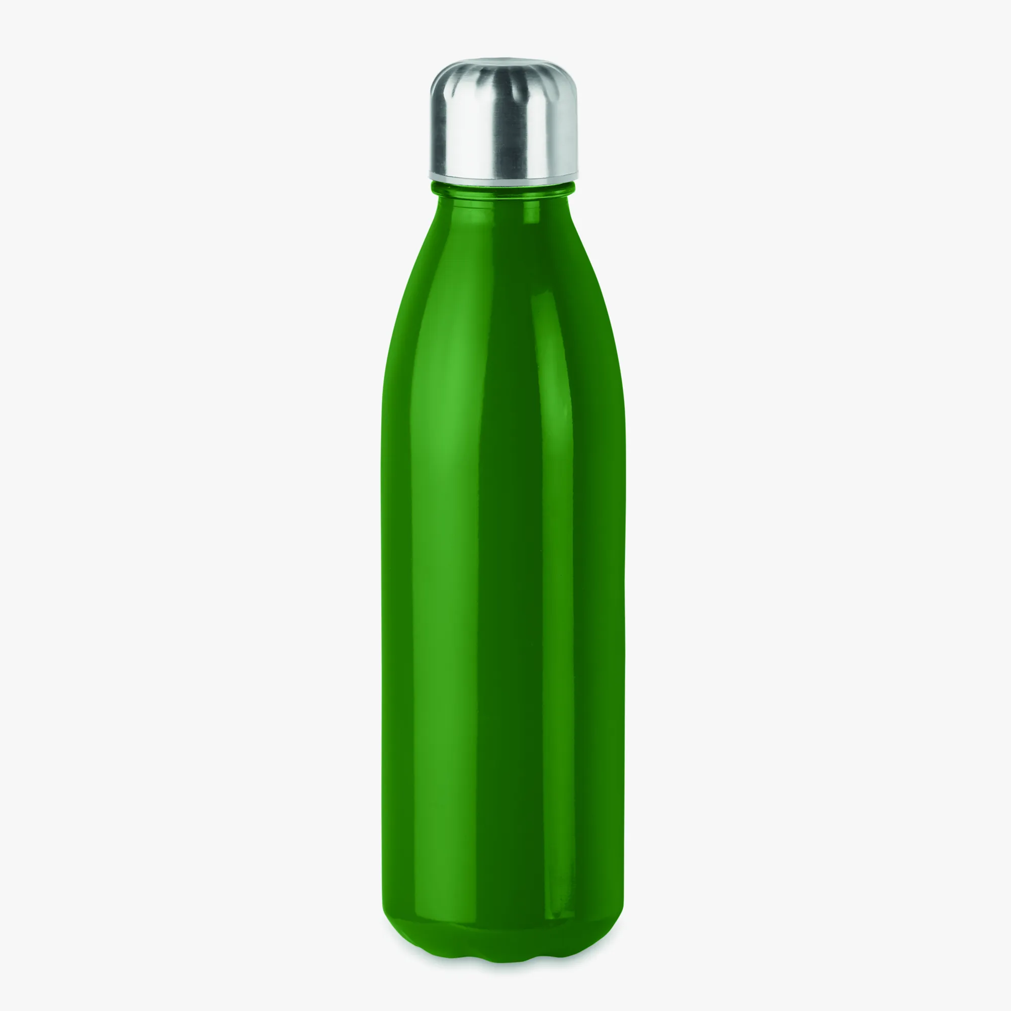 Personalised glass bottle with stainless steel cap 650 ml