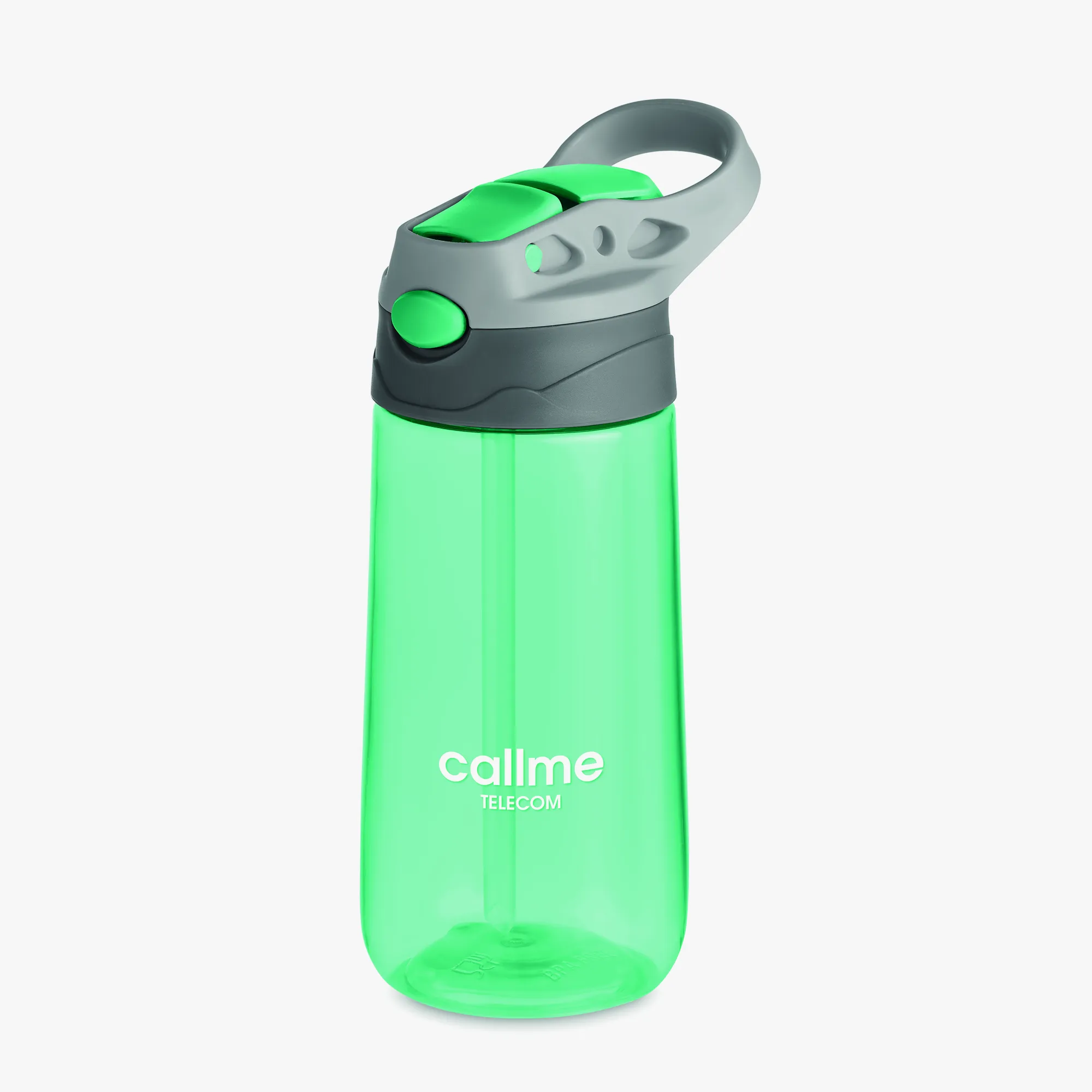 Garrafa personalizada em tritán 450 ml com bocal de silicone