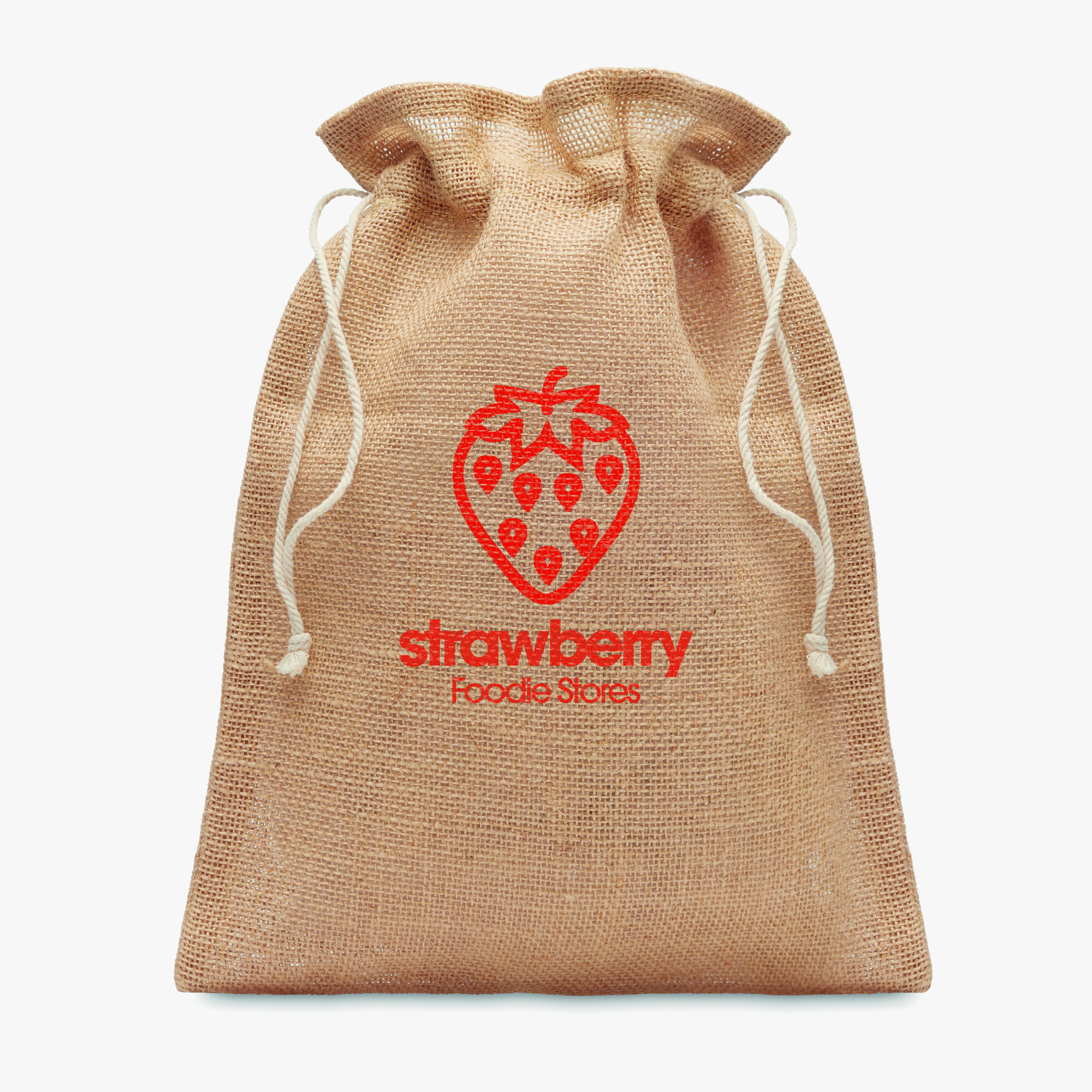 Personalised small jute gift bag