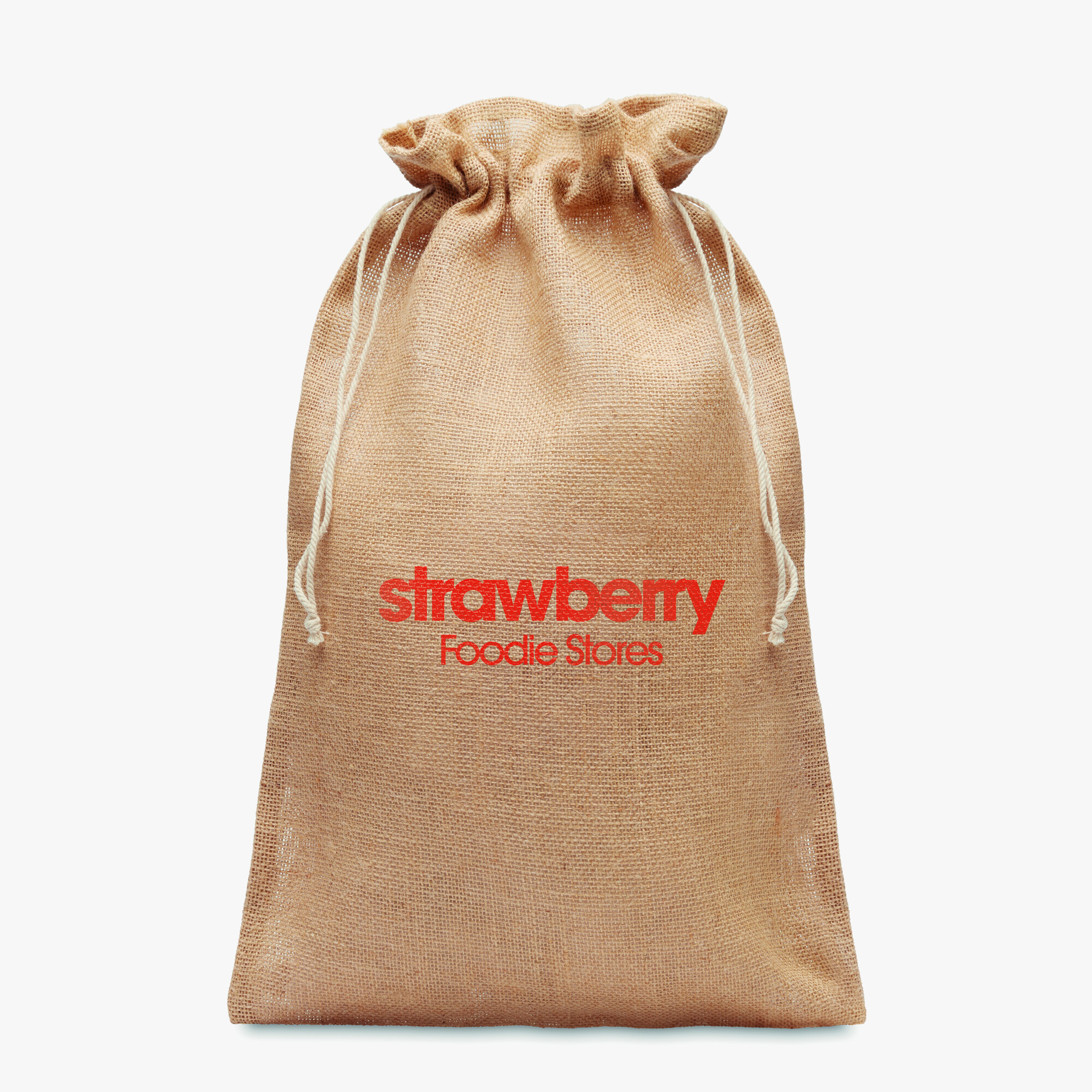 Personalised large jute gift bag