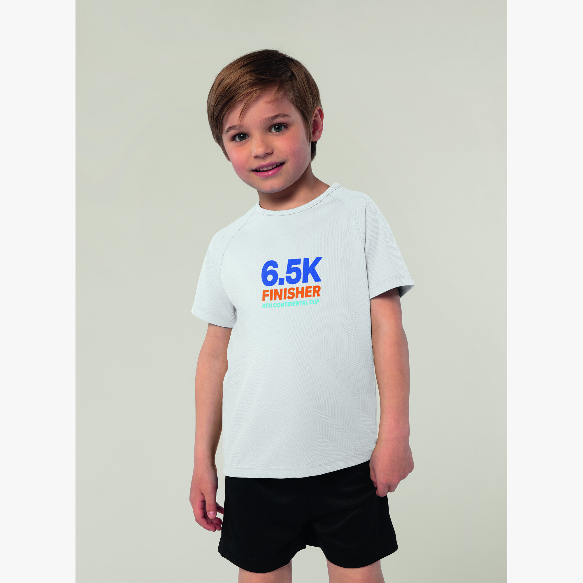 Tee-shirt enfant manches raglan personnalisé matière respirante