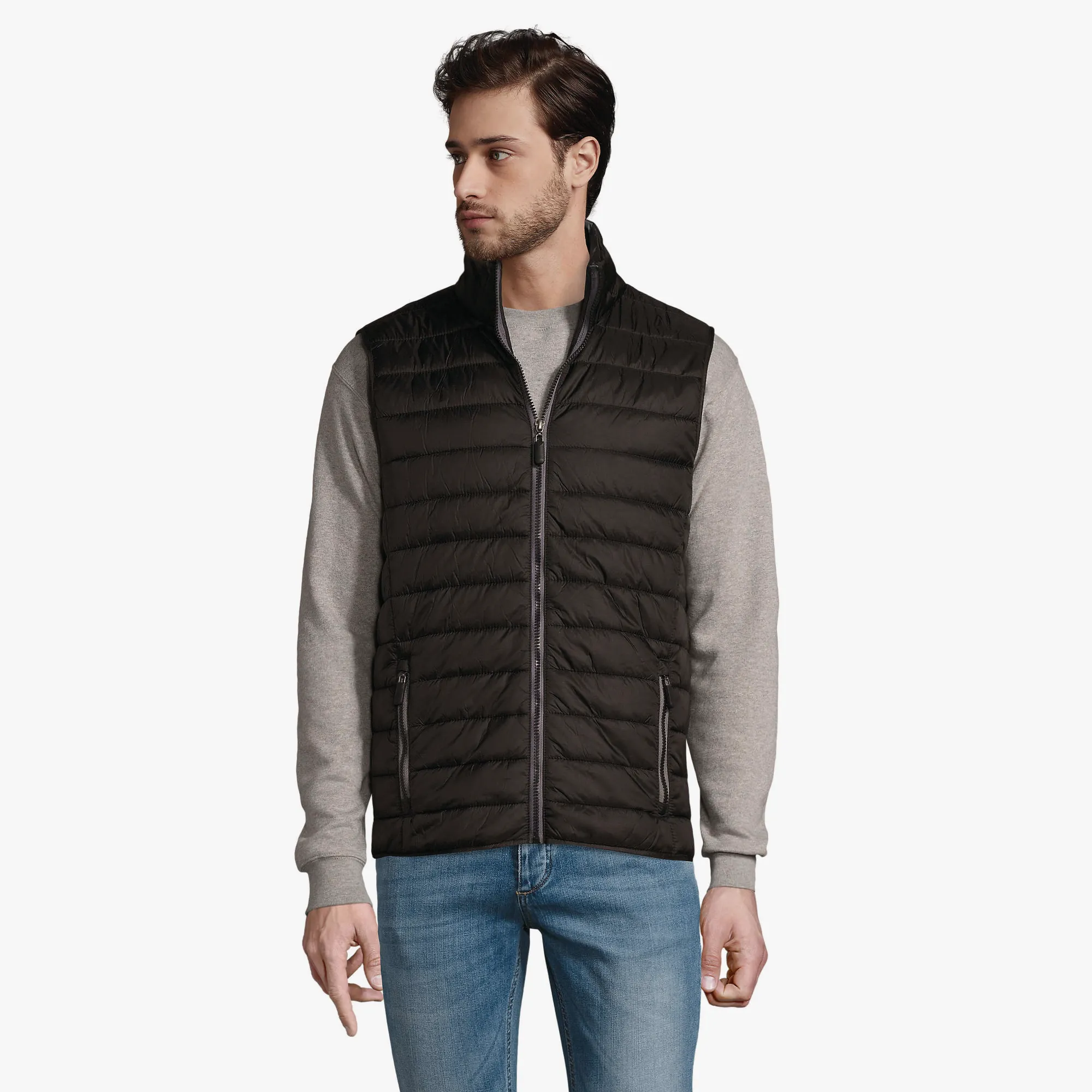 Gilet matelassé personnalisé léger pour homme