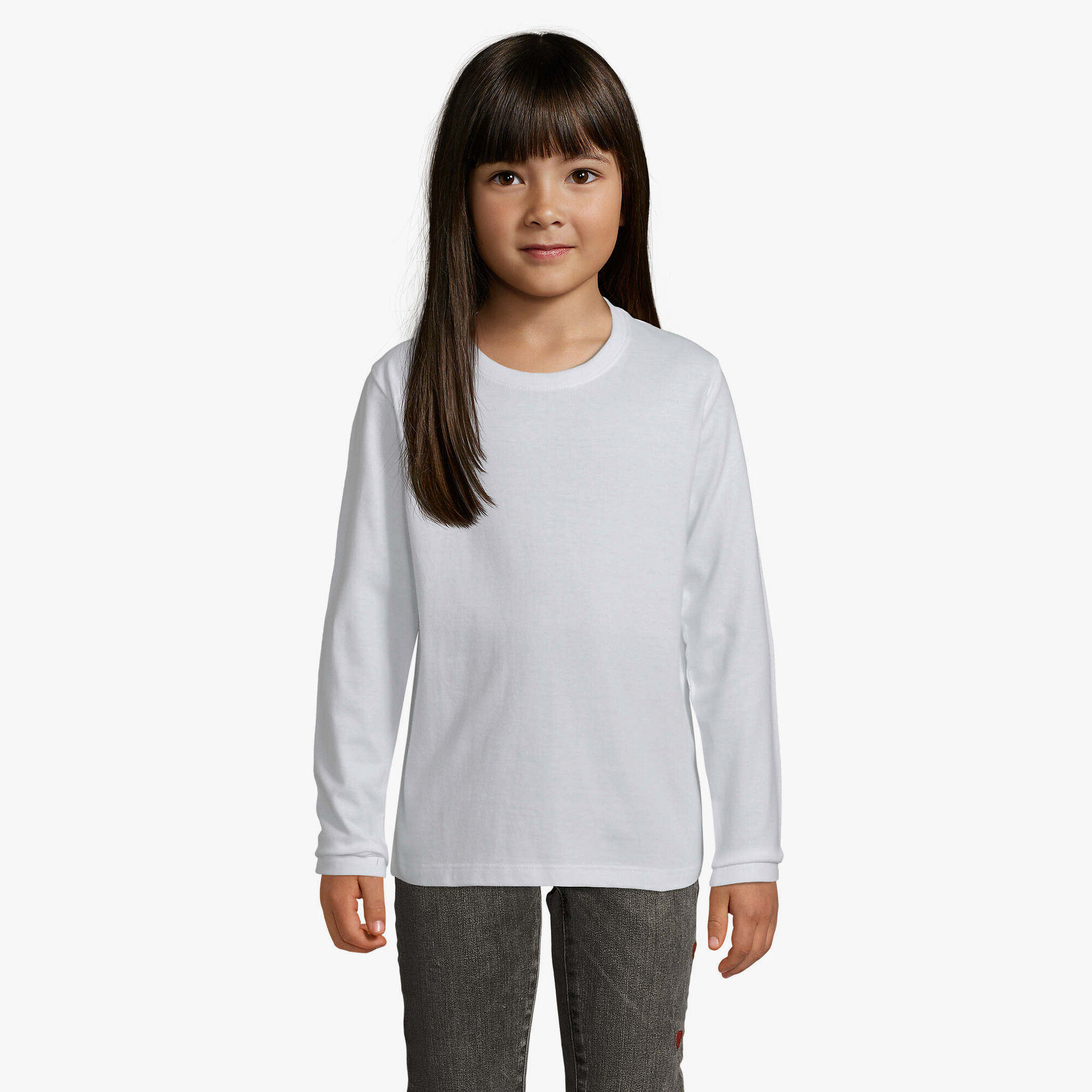 Tee-shirt enfant coton manches longues personnalisé