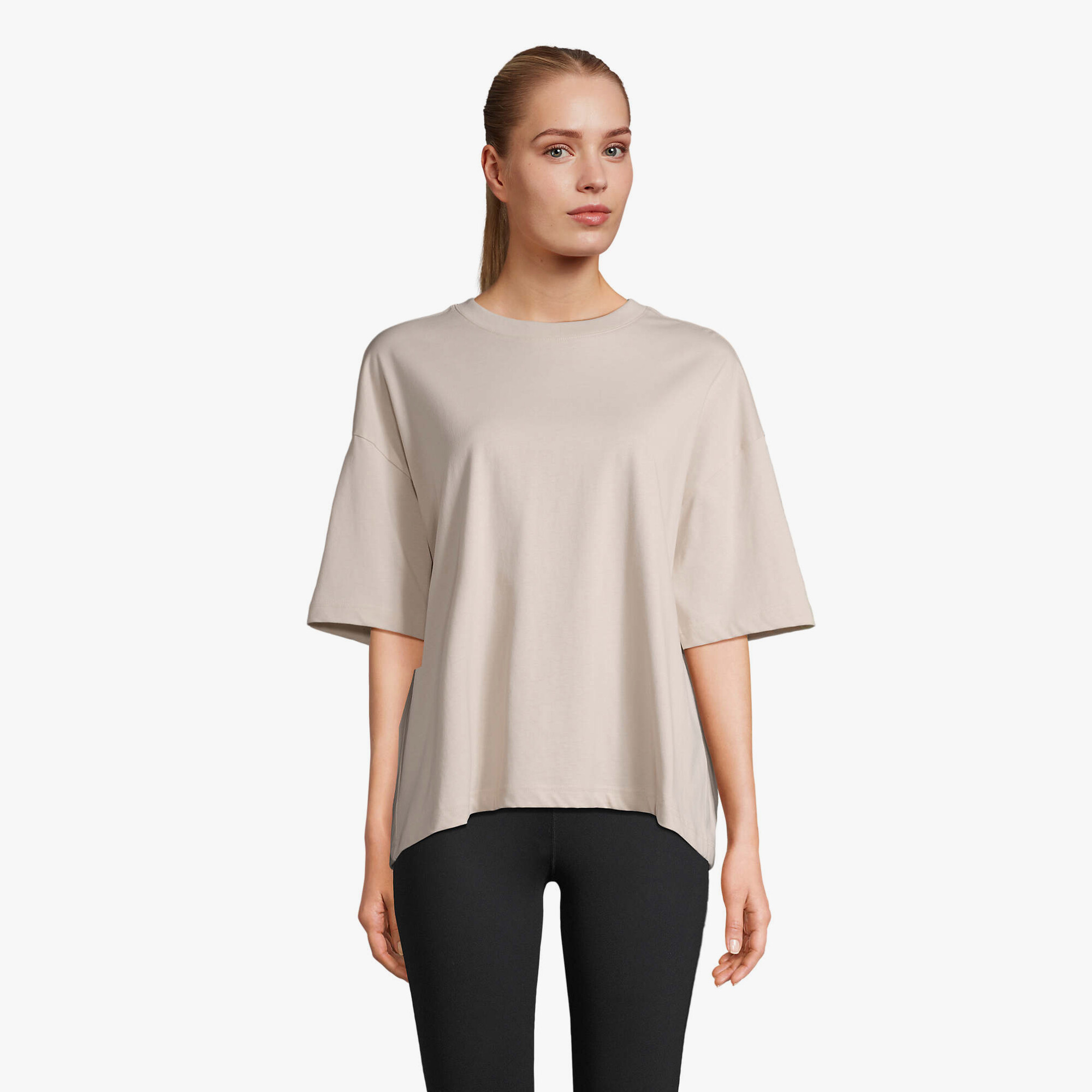 Personalisierbares Oversize-Damen-T-Shirt aus Bio-Baumwolle