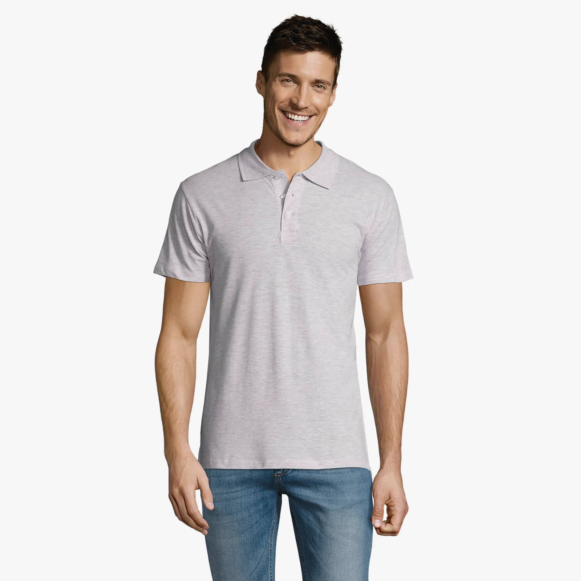 Polo personnalisé pour homme en tissu piqué