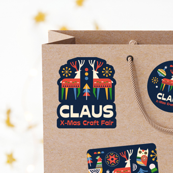 Pegatinas troqueladas personalizadas