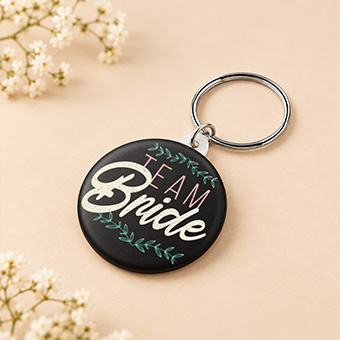 Petit porte-clés personnalisé avec logo 44 mm